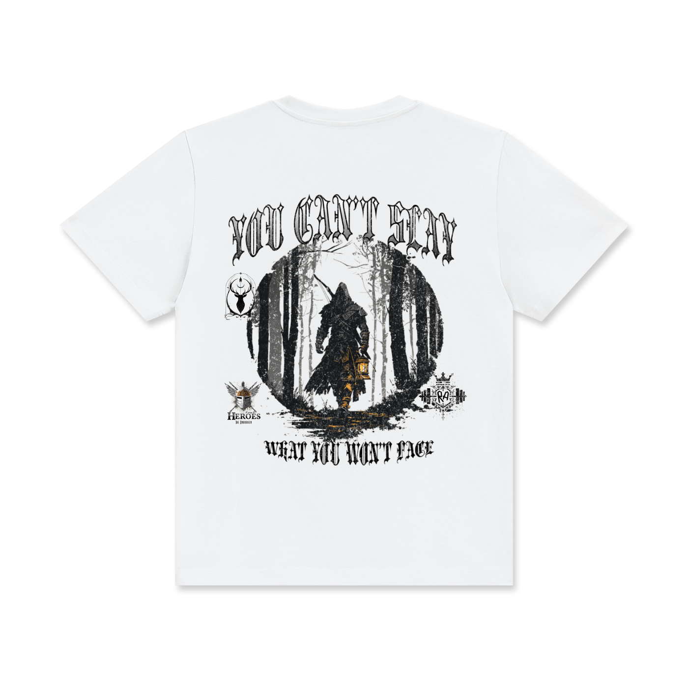 Hunter - Hero Fitted Tee – “HUNT YOUR DEMONS”