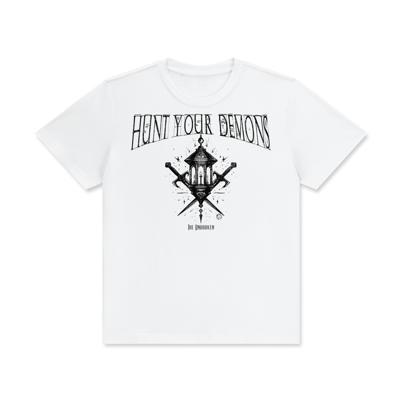Hunter - Hero Fitted Tee – “HUNT YOUR DEMONS”