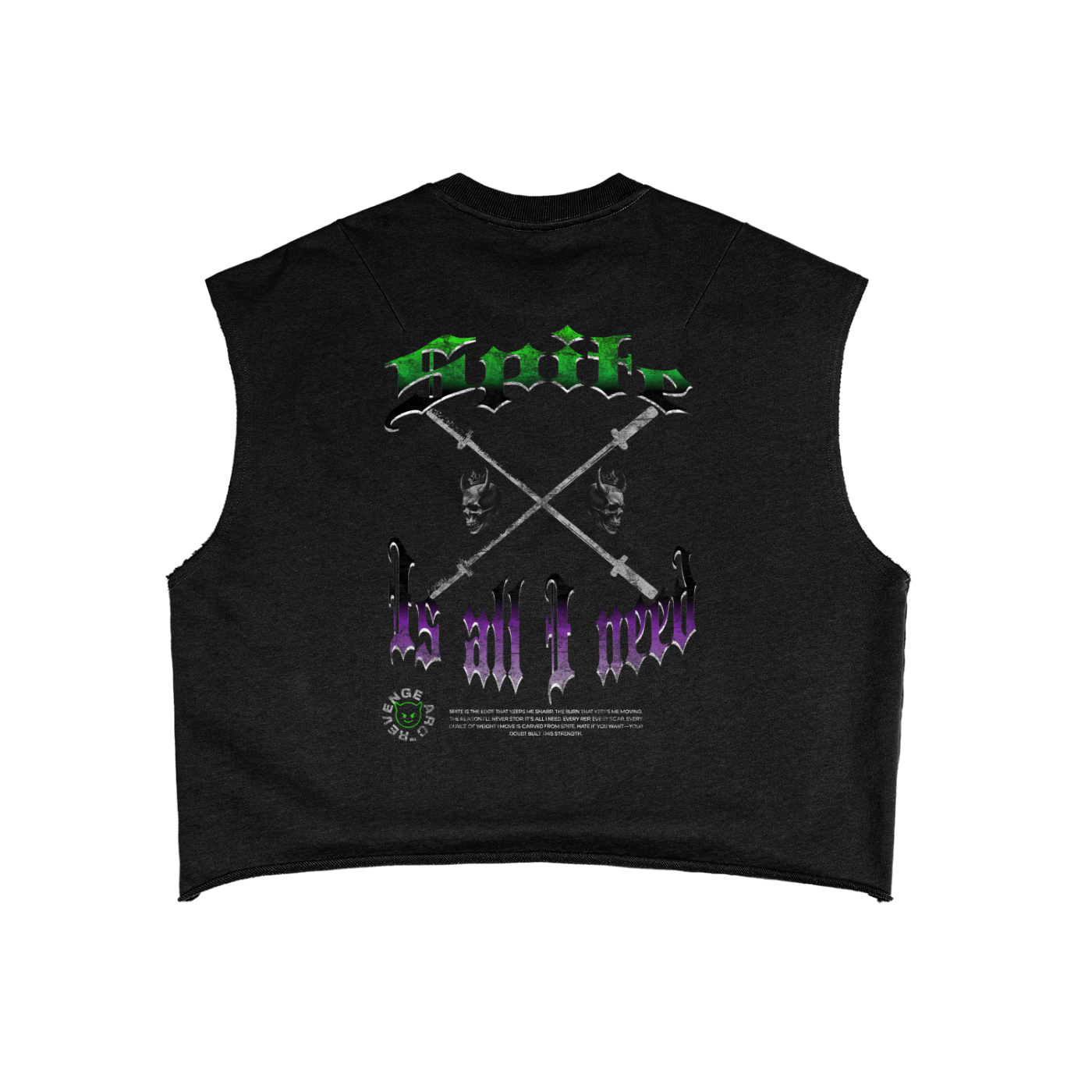 Out of Spite - French Terry Boxy Tank Top