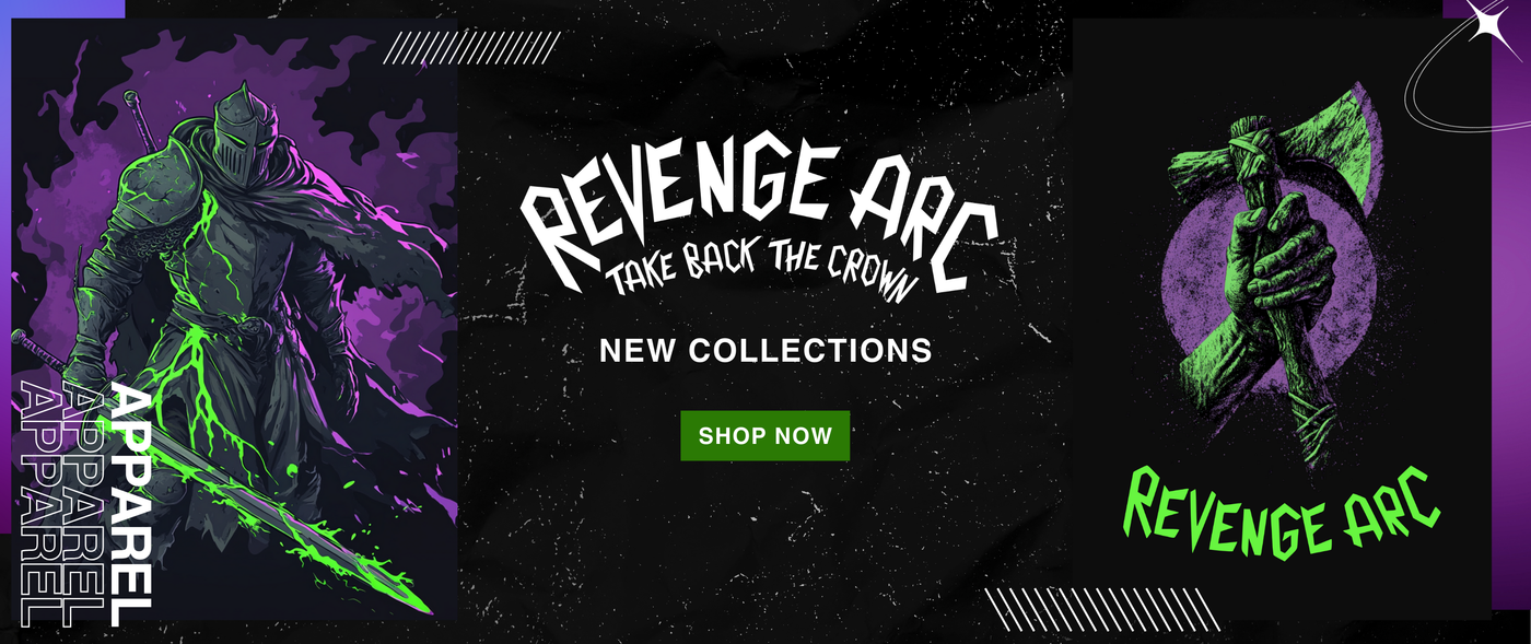 Streetwear themed black and purple grunge style graphic