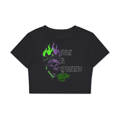 Die a Queen Crop Tee
