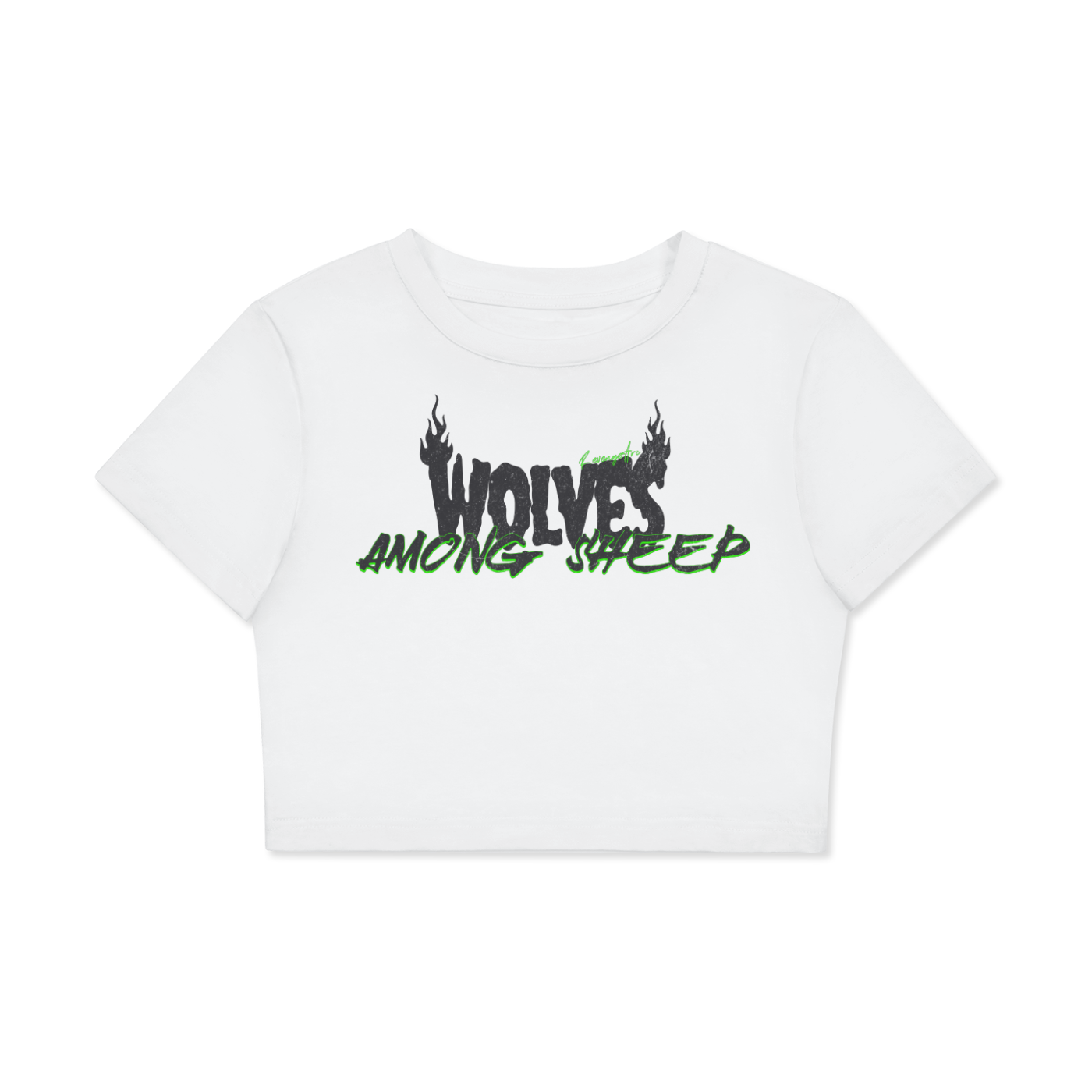 Wolves Among Sheep Crop Tee